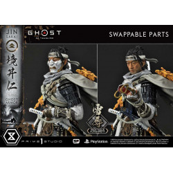 Statue Jin Sakai The Ghost Righteous Punishment Ghost Armor Prime 1 Studio Ghost Of Tsushima