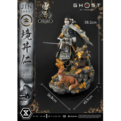 Statue Jin Sakai The Ghost Righteous Punishment Ghost Armor Prime 1 Studio Ghost Of Tsushima