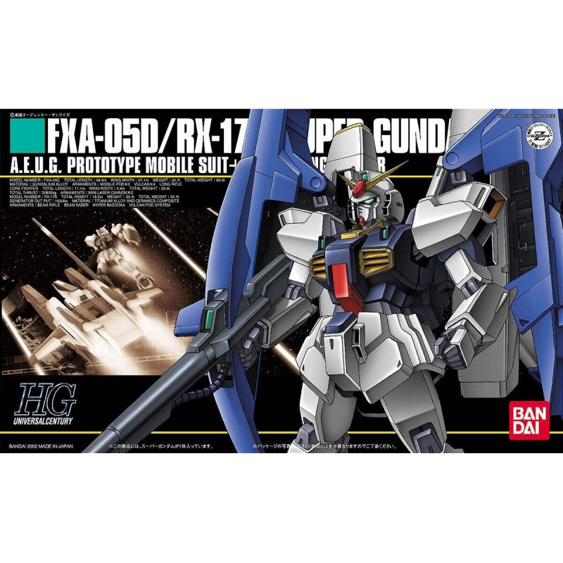 GUNDAM High Grade FXA-05D RX-178 Super Gundam Bandai Gunpla