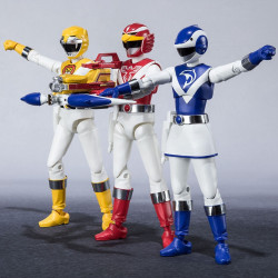 LIVEMAN Pack 5 Figurines Shodo Super Choujuu Sentai Liveman Bandai