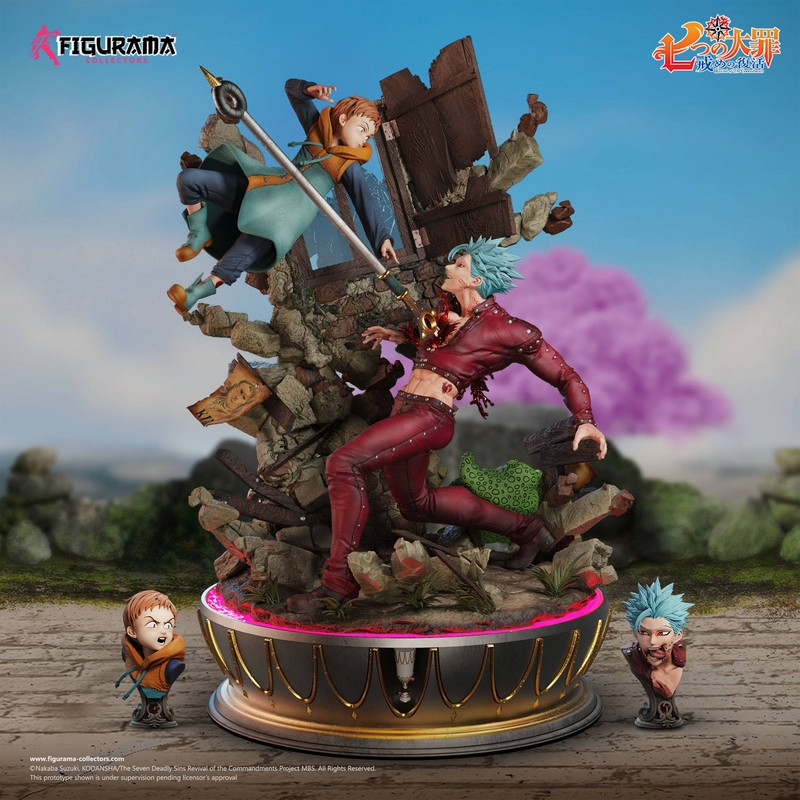 THE SEVEN DEADLY SINS Statue Ban vs King Figurama Collectors