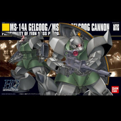 GUNDAM High Grade MS-14A Gelgoog / MS-14C Gelgog Cannon Bandai Gunpla