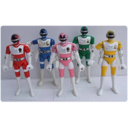 BIOMAN Pack 5 Forces figurines Bandai GC-11: Rouge