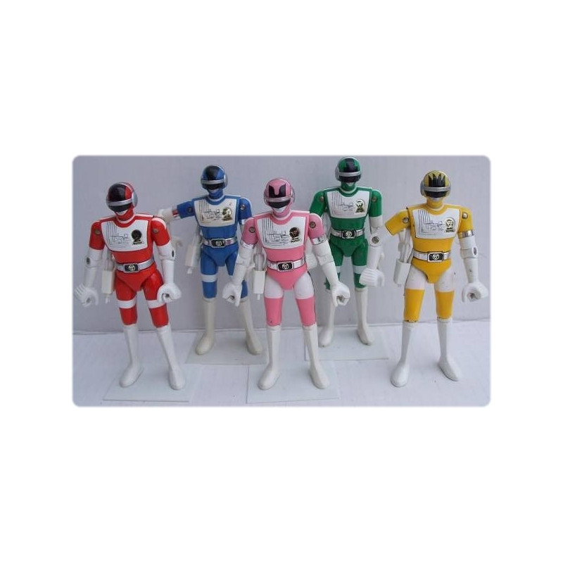 BIOMAN Pack 5 Forces figurines Bandai GC-11: Rouge BIOMAN Pack 5 Forces figurines Bandai GC-11: Rouge