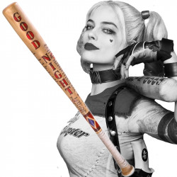 Noble Collection NN4568 Suicide Squad – Harley Quinn Batte de Baseball  Réplique