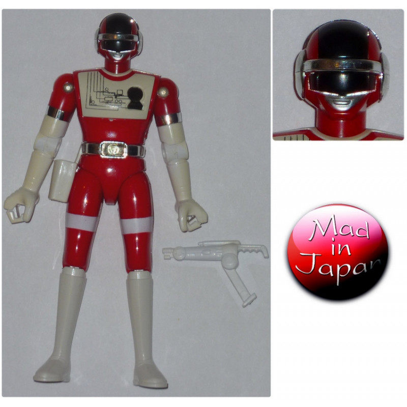 BIOMAN figurine articulée Force Rouge (Red 1) Bandai GC-11 BIOMAN figurine articulée Force Rouge (Red 1) Bandai GC-11