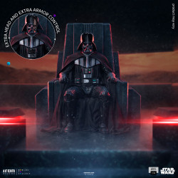 Statue Darth Vader on Throne Legacy Replica Iron Studios Star Wars