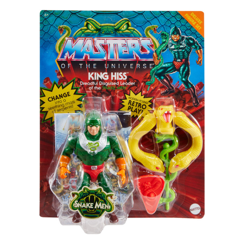 MAITRES DE L’UNIVERS Origins Figurine Deluxe King Hiss MAITRES DE L’UNIVERS Origins Figurine Deluxe King Hiss