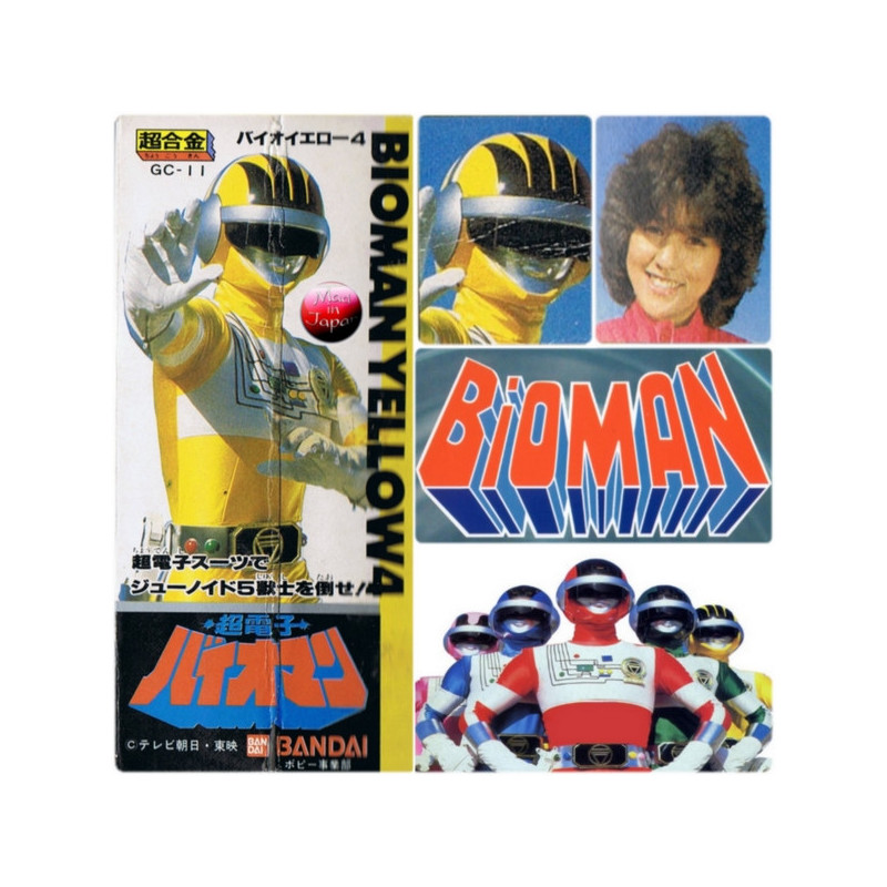 BIOMAN figurine articulée Force Jaune (Yellow 4) Bandai GC-11 en boîte BIOMAN figurine articulée Force Jaune (Yellow 4) Bandai GC-11 en boîte
