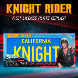 Réplique Plaque d’immatriculation KITT Doctor Collector K2000 Knight Rider