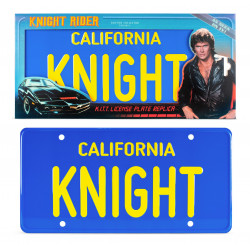 Réplique Plaque d’immatriculation KITT Doctor Collector K2000 Knight Rider