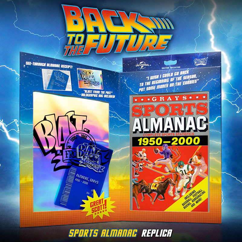 RETOUR VERS LE FUTUR II Réplique Almanach des Sports Doctor Collector