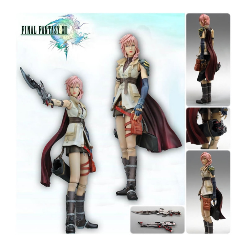 FINAL FANTASY XIII - Figurine Play Arts Kai Lightning