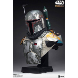 Buste 1/1 Boba Fett Sideshow Star Wars The Mandalorian