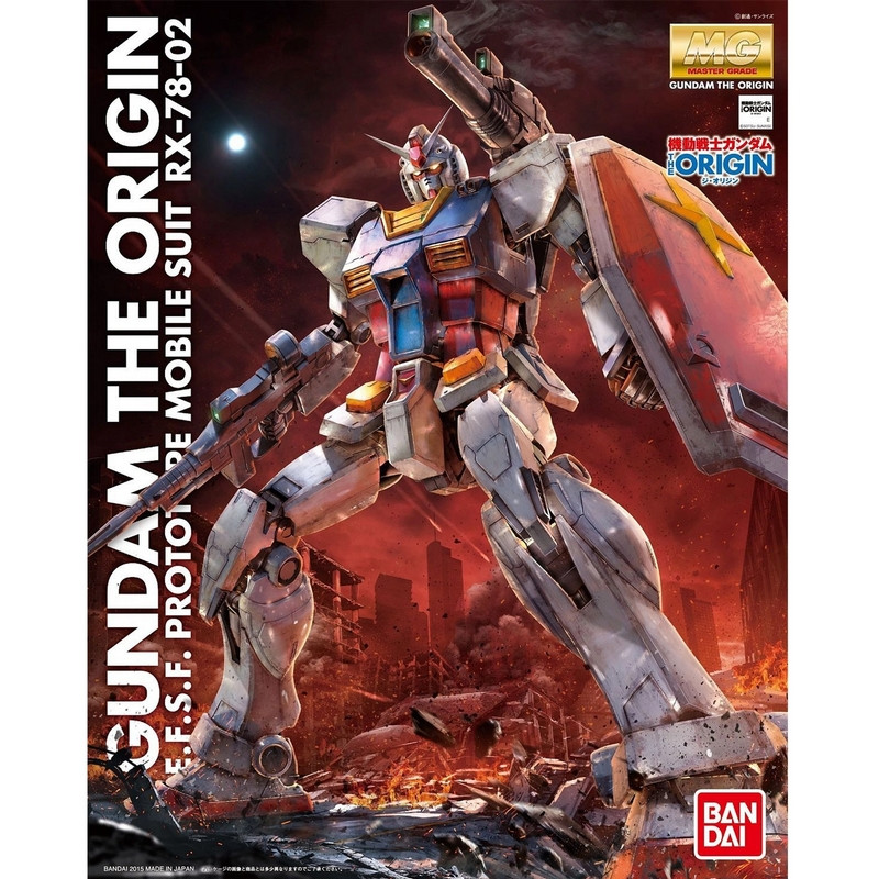 GUNDAM Master Grade RX-78-02 Gundam The Origin Bandai Gunpla GUNDAM Master Grade RX-78-02 Gundam The Origin Bandai Gunpla