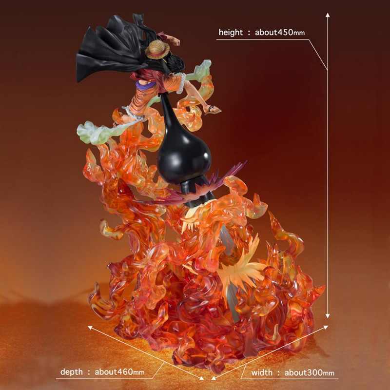 Zero X Roc Figuarts Zero Extra Battle Spectacle Luffy Red Roc Bandai One Piece