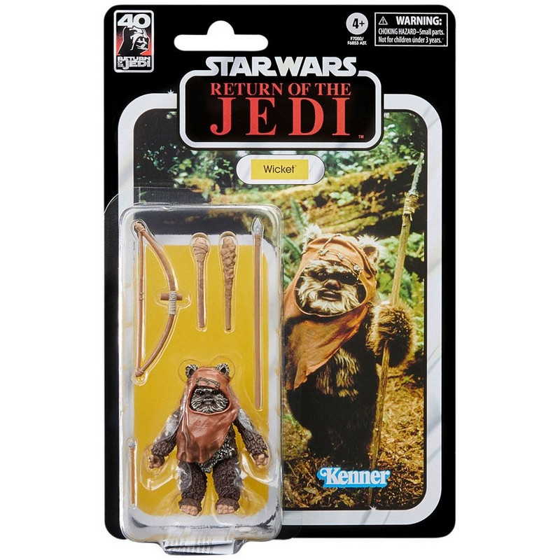 STAR WARS Episode VI Figurine Wicket Black Series 40th Anniversary Hasbro STAR WARS Episode VI Figurine Wicket Black Series 40th Anniversary Hasbro