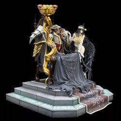 OVERLORD Statue Ainz Ooal Gown & Arubedo Set with special Parts Kadokawa
