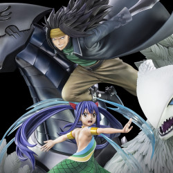 FAIRY TAIL Statue Gajeel & Wendy HQS+ Tsume Art