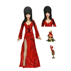 Figurine Elvira Clothed Red, Fright, and Boo Neca Elvira Mistress Of The Dark