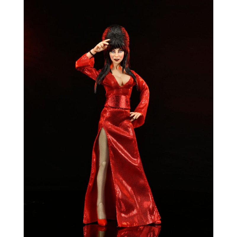 Figurine Elvira Clothed Red, Fright, and Boo Neca Elvire Mistress Of ...