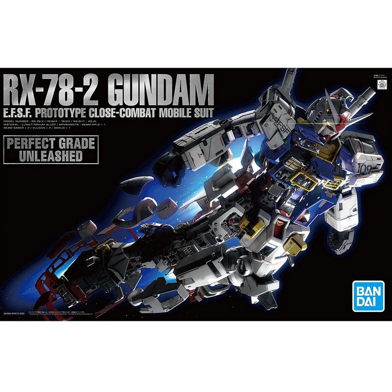 GUNDAM Perfect Grade Unleashed RX-78-2 Bandai Gunpla