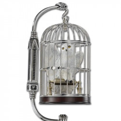 Statuette Hedwige en cage Noble Collection