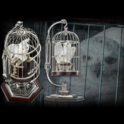 Statuette Hedwige en cage Noble Collection
