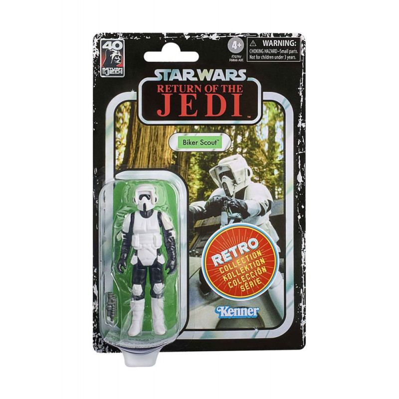 STAR WARS EP. VI Figurine Retro Collection Biker Scout Hasbro STAR WARS EP. VI Figurine Retro Collection Biker Scout Hasbro
