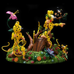 MARSUPILAMI Statue Famille Marsupilami Cartoon Kingdom