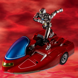 X-OR Figurine Space Sheriff Gavan & Saibarian / Roller Sky Chogokin Bandai