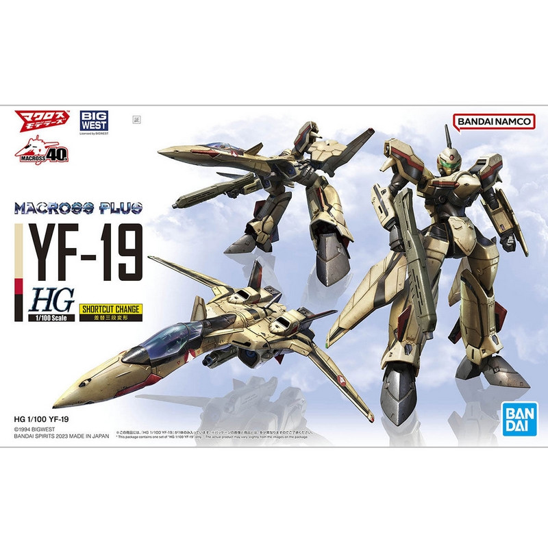 MACROSS PLUS YF-19 HG Isamu Dyson Bandai MACROSS PLUS YF-19 HG Isamu Dyson Bandai