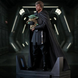 Statue Luke Skywalker & Grogu Premier Collection Gentle Giant