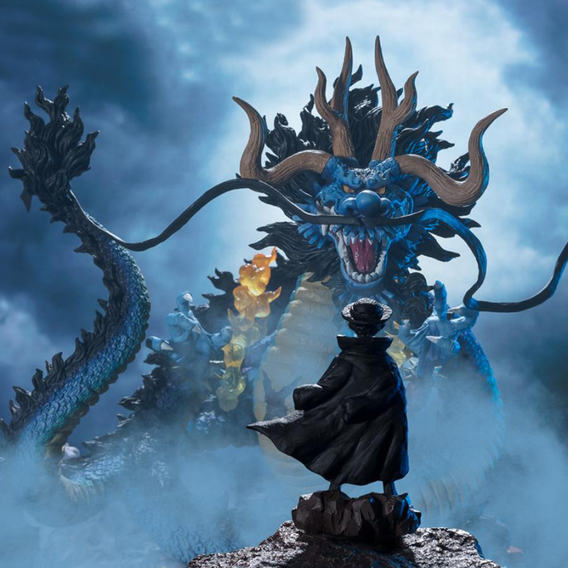 In Stock Original Bandai Figuarts Zero One Piece Yonko Kaido Of The Beasts 32cm Anime Figure Collectible Model Dolls Toys Gift I4215293800