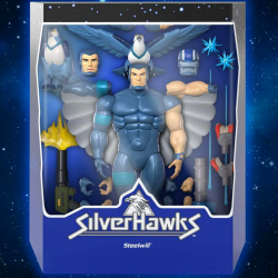 SILVERHAWKS Figurine Ultimates Steelwill Super7