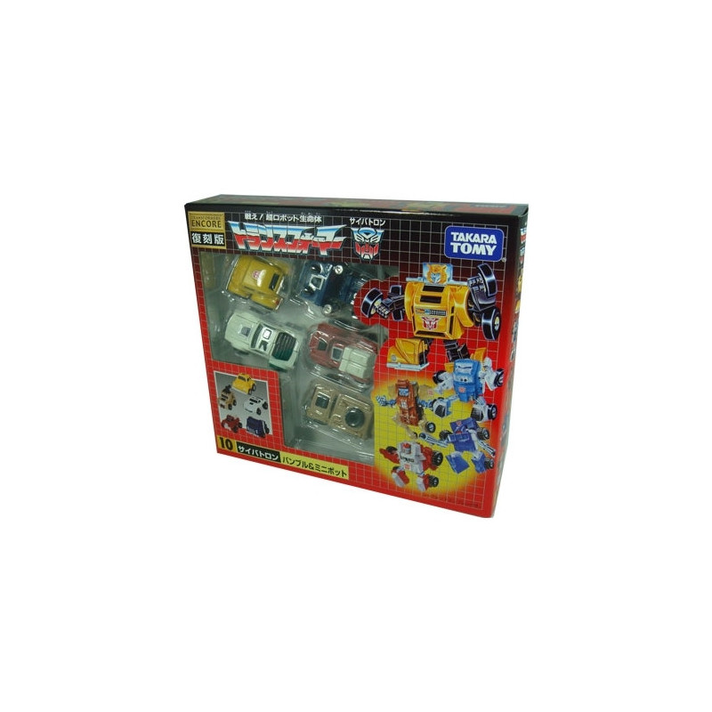 TRANSFORMERS Encore 10 Pack de 5 Mini-Bots Takara Tomy TRANSFORMERS Encore 10 Pack de 5 Mini-Bots Takara Tomy