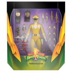 POWER RANGERS Figurine Ultimates Yellow Ranger Super7