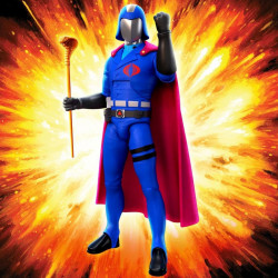 GI JOE Figurine Ultimates Cobra Commander Super7