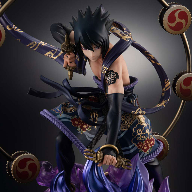 Figurine Sasuke Thunder God GEM Megahouse Naruto Shippuden