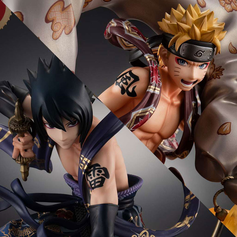 Figurines Naruto & Sasuke God GEM Set Megahouse Naruto Shippuden Figurines Naruto & Sasuke God GEM Set Megahouse Naruto Shippuden