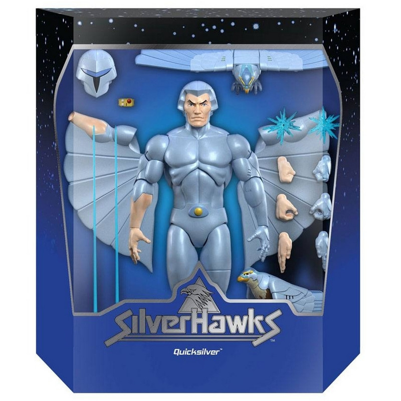 SilverHawks Ultimates Figurine Articulée Mon*Star Métallique Vac Metal 18 Cm
