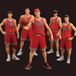 SLAM DUNK Figurines Shohoku Member Set Union Creative