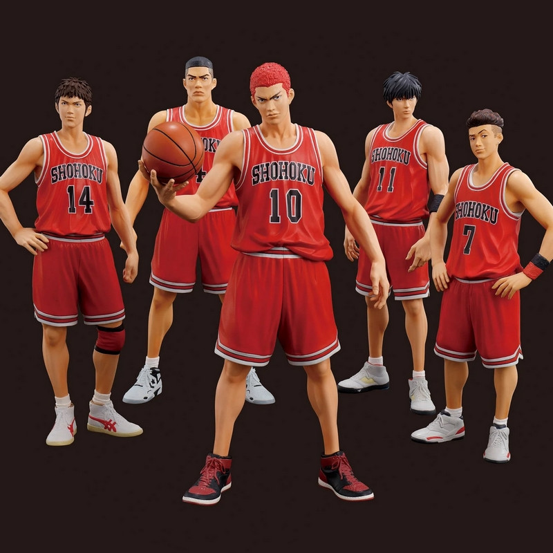 SLAM DUNK Figurines Shohoku Member Set Union Creative SLAM DUNK Figurines Shohoku Member Set Union Creative