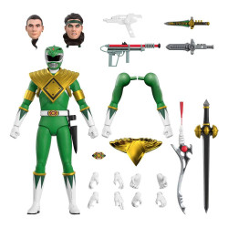 POWER RANGERS Figurine Ultimates Green Ranger Super7