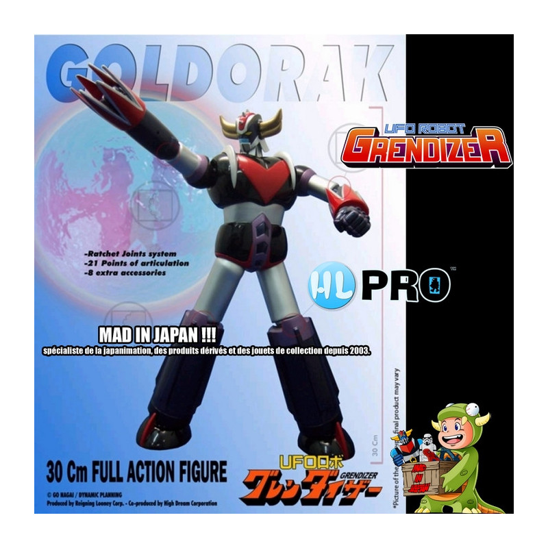 GOLDORAK Figurine articulée 30 cm PVC HL PRO GOLDORAK Figurine articulée 30 cm PVC HL PRO