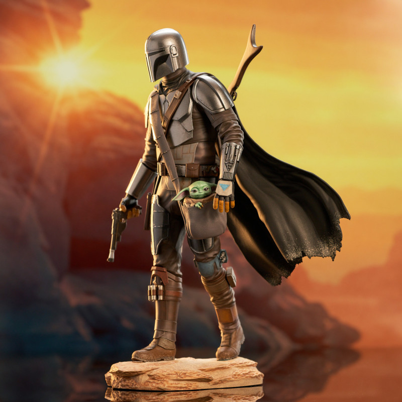 Star Wars Premier Collection: The Mandalorian MK1 Statue - Limited Edition Hand-Painted Resin Figure (5" Scale)