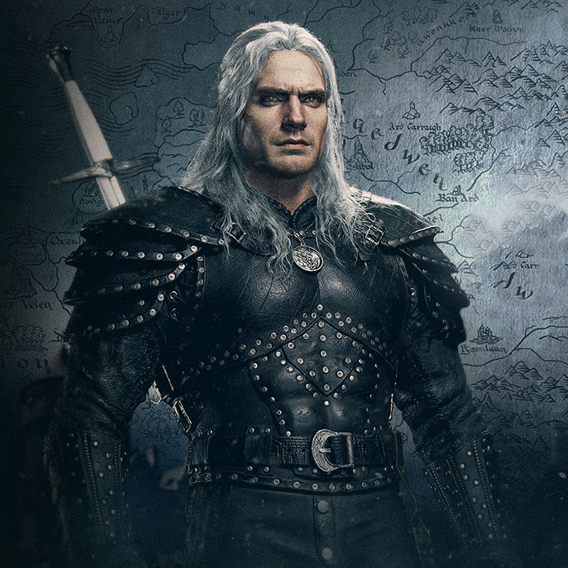 Statue 1/4 Geralt De Riv Superb Scale Blitzway The Witcher