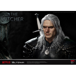Statue 1/4 Geralt De Riv Superb Scale Blitzway The Witcher