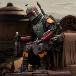 Statue Boba Fett On Throne Premier Collection Gentle Giant