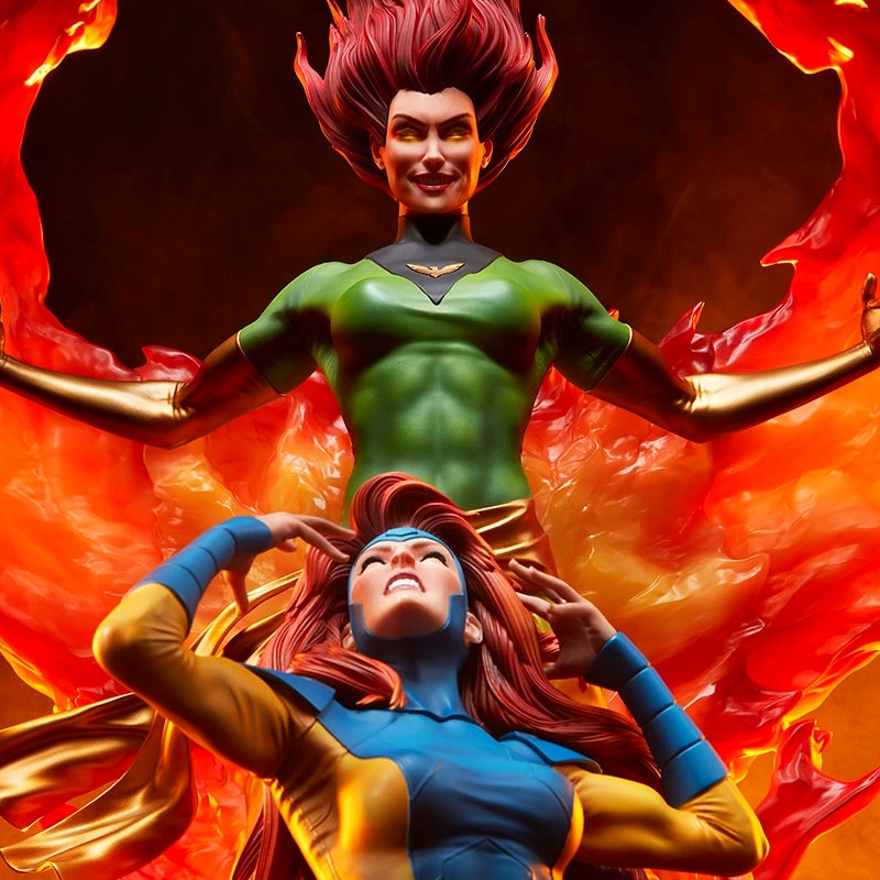 MARVEL Statue Phoenix And Jean Grey Maquette Sideshow